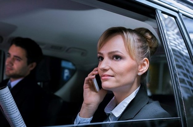 Heart Health, A person in a car talking on a cell phone