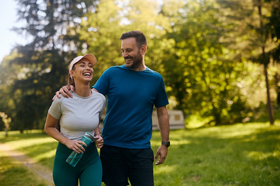 PRP Therapy for Longevity, Two people walking in a park